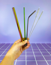 Load image into Gallery viewer, Metal Drinking Straws